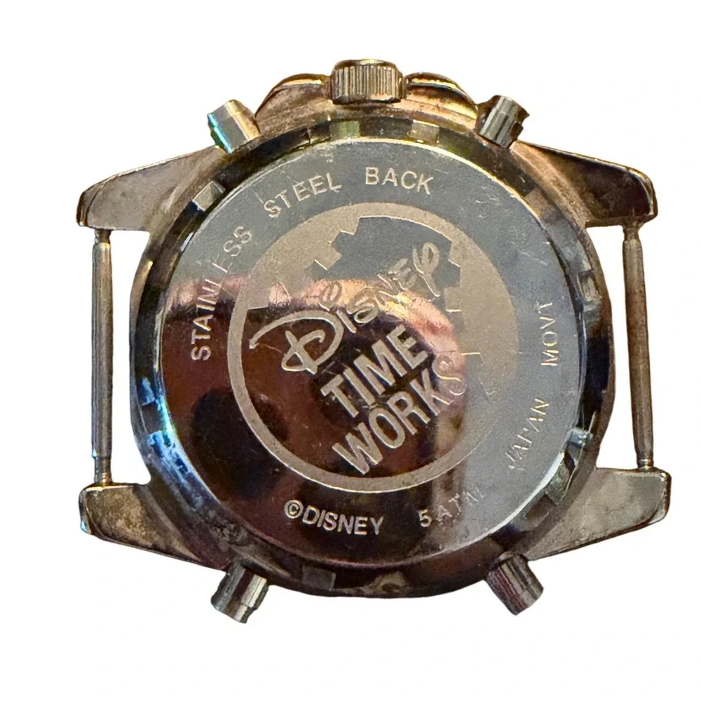 Disney Time Works‎ Mickey Mouse Ana-Digi Chronograph Watch Head Only 5ATM Japam